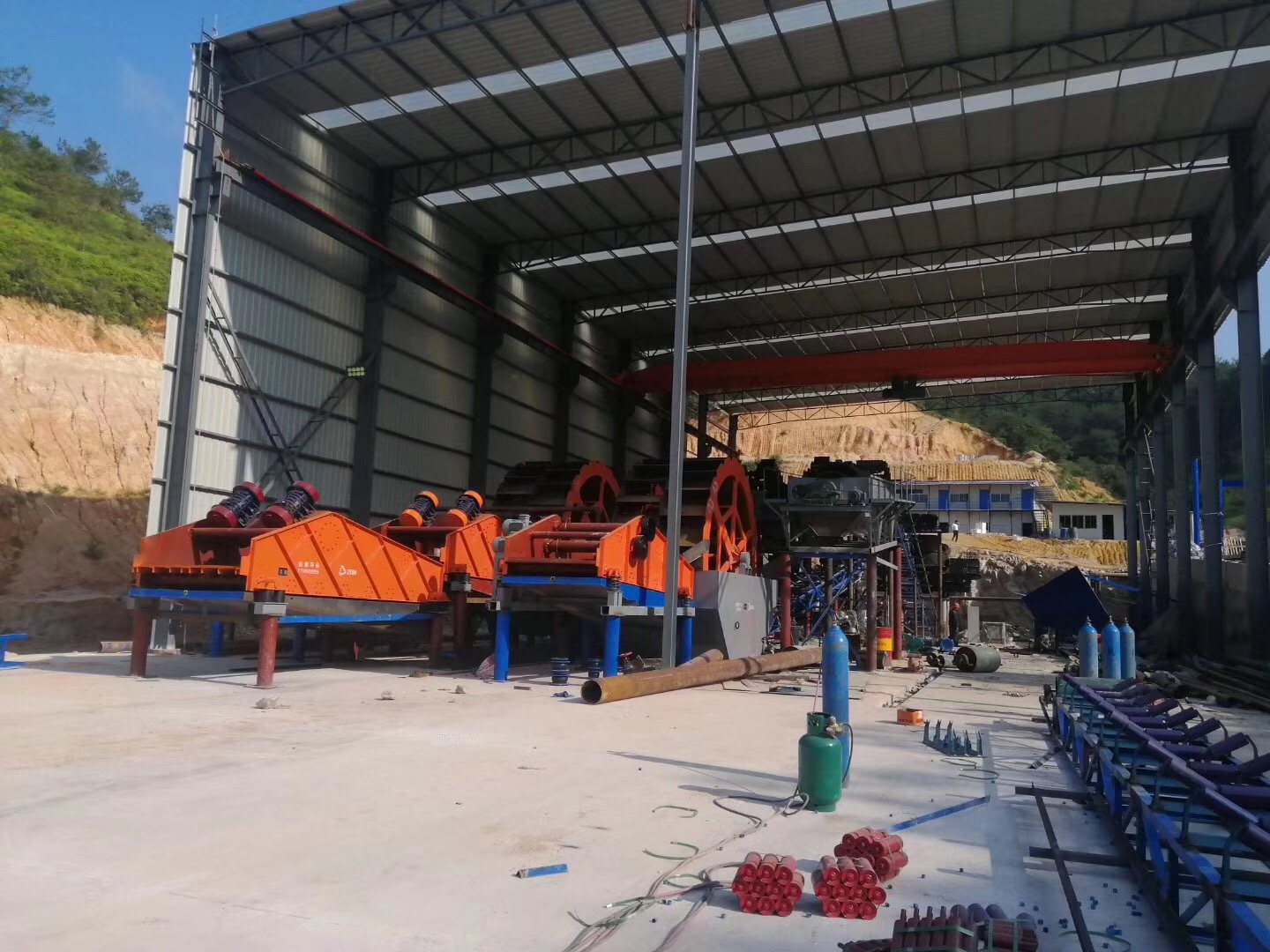 江蘇徐州350t/h洗（xǐ）沙設備生產線