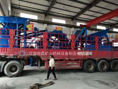 福建時產100噸（dūn）的螺旋式洗（xǐ）砂機設備多少錢一套?