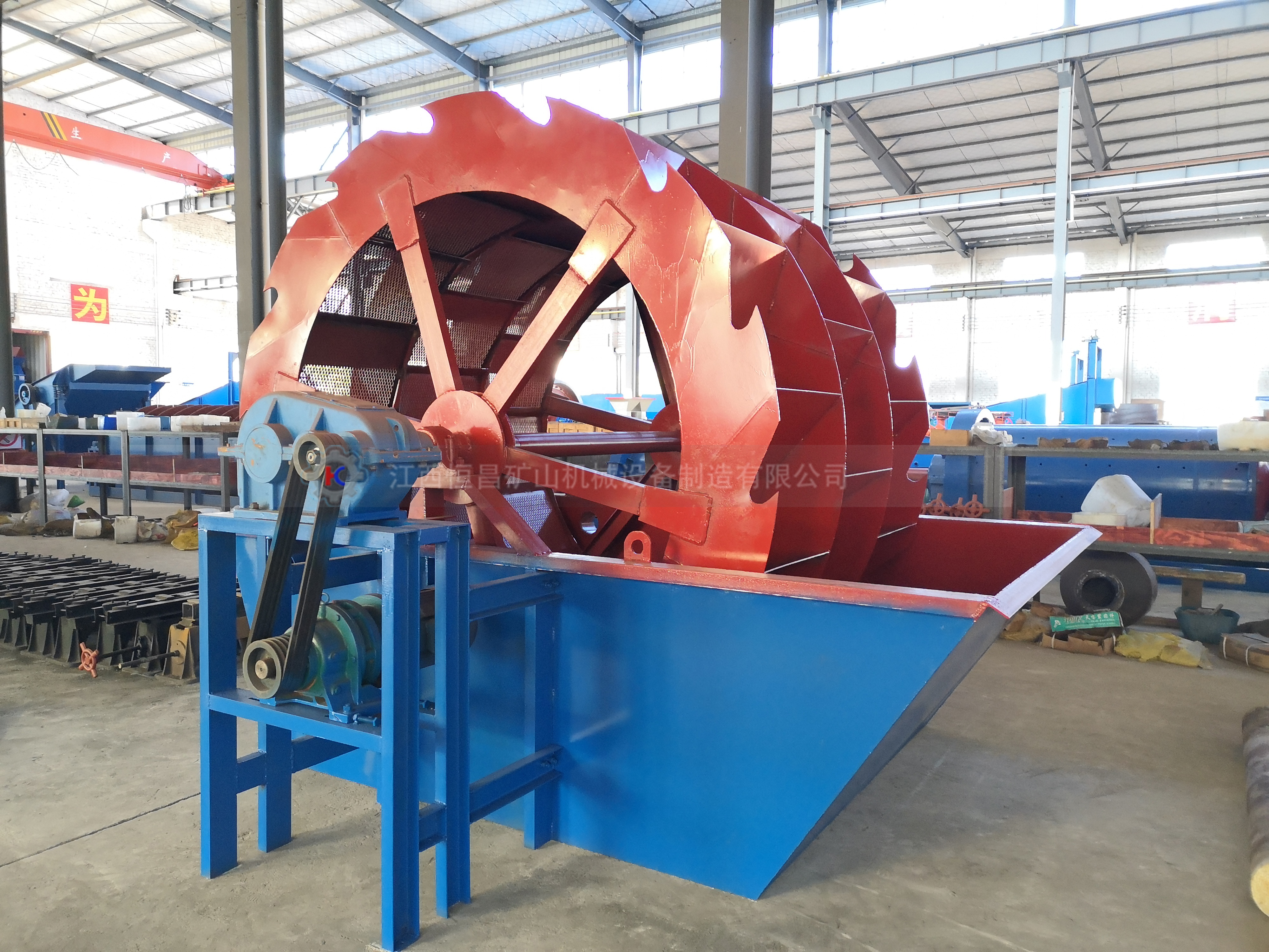 洗砂設備（bèi）中的（de）輪鬥式洗砂機好用嗎？